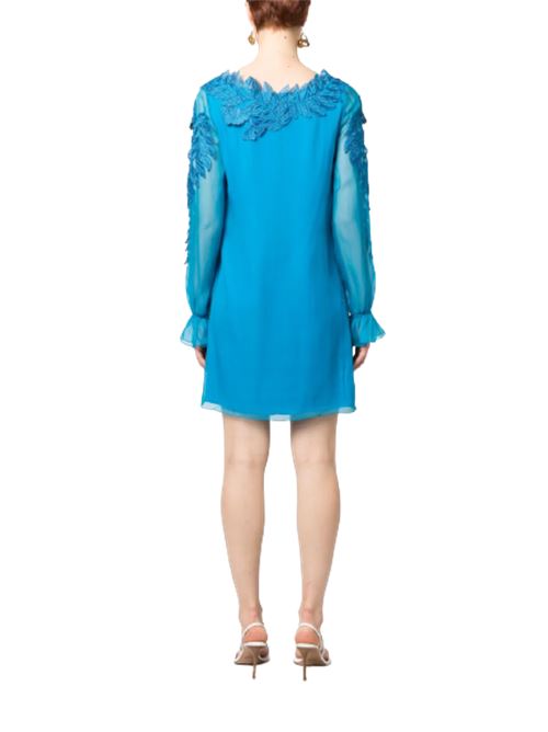 Abito Donna blu con scollo tondo ALBERTA FERRETTI | A045601140327